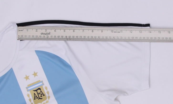 Mens Adidas Argentina 2017 Home Soccer Striped Jersey Size L