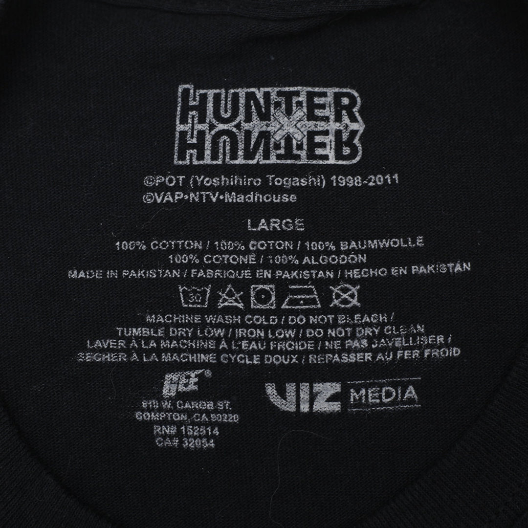Mens Hunter x Hunter Gon Killua Kurapika Leorio T-Shirt Size L