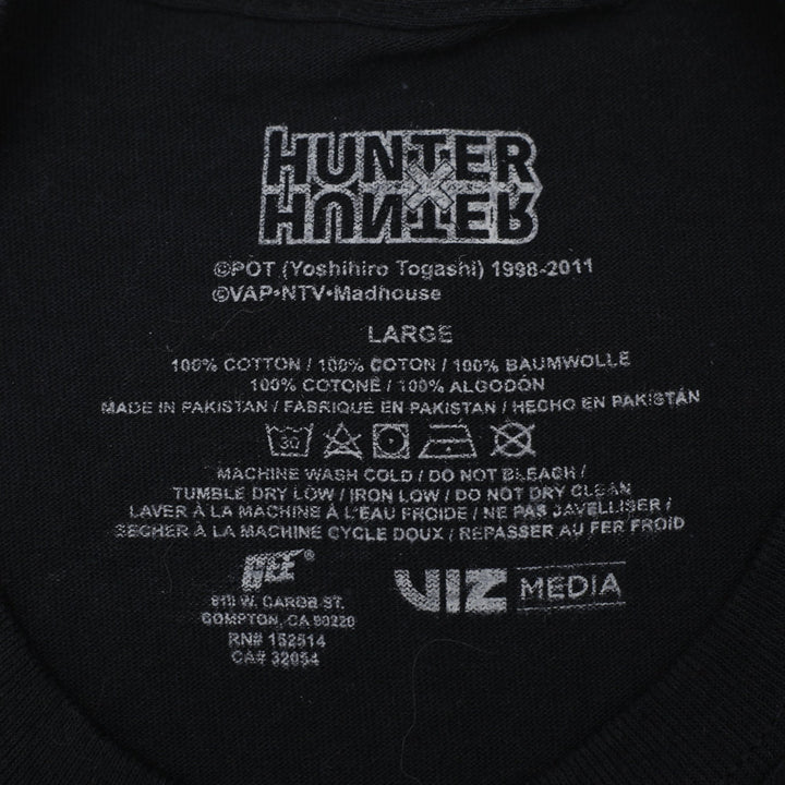 Mens Hunter x Hunter Gon Killua Kurapika Leorio T-Shirt Size L