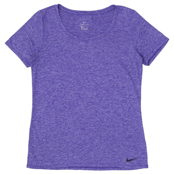 Ladies Nike Logo Dri Fit Sports T-Shirt