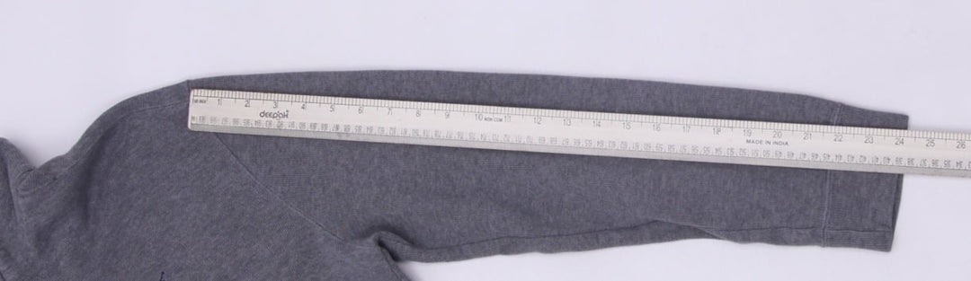Retro Mens Polo Ralph Lauren Gray Cotton Sweater Made in USA Size L | Migration_Knitwear & Sweaters RL Collec | Fashion Rerun