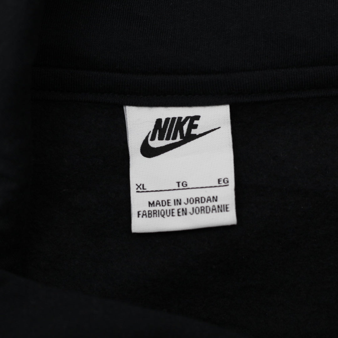 Mens Nike Embroidered Futura Logo Pullover Hoodie Black Size XL