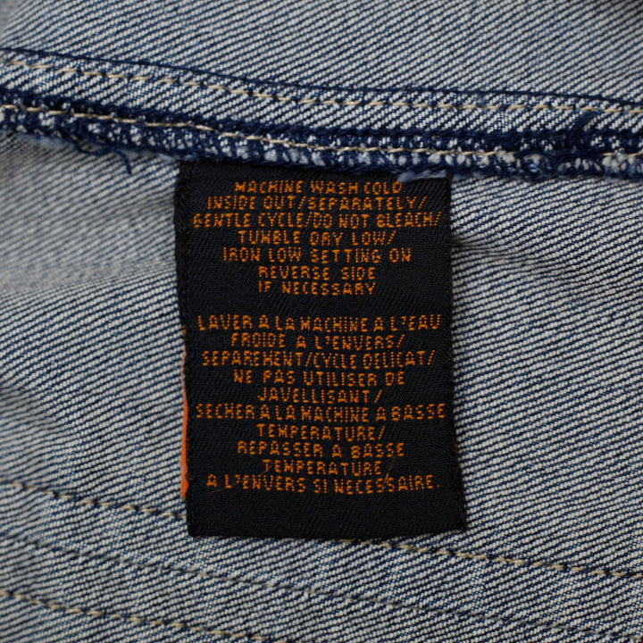 Y2K Ladies Parasuco Denim Cult Fitted Jean Jacket Size XS / TP