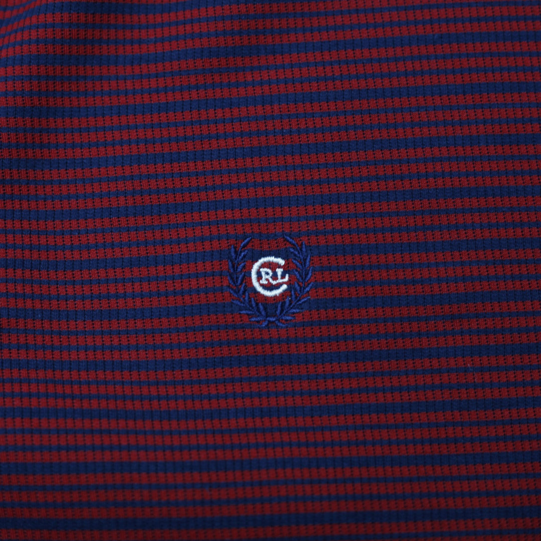 Vintage 90s Chaps Ralph Lauren Striped Polo T-Shirt Size L