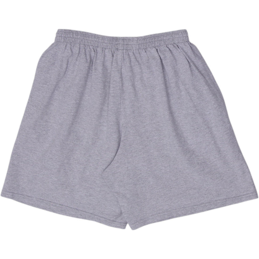 Vintage Mens Nike Sports Shorts Gray Cotton Embroidered Logo