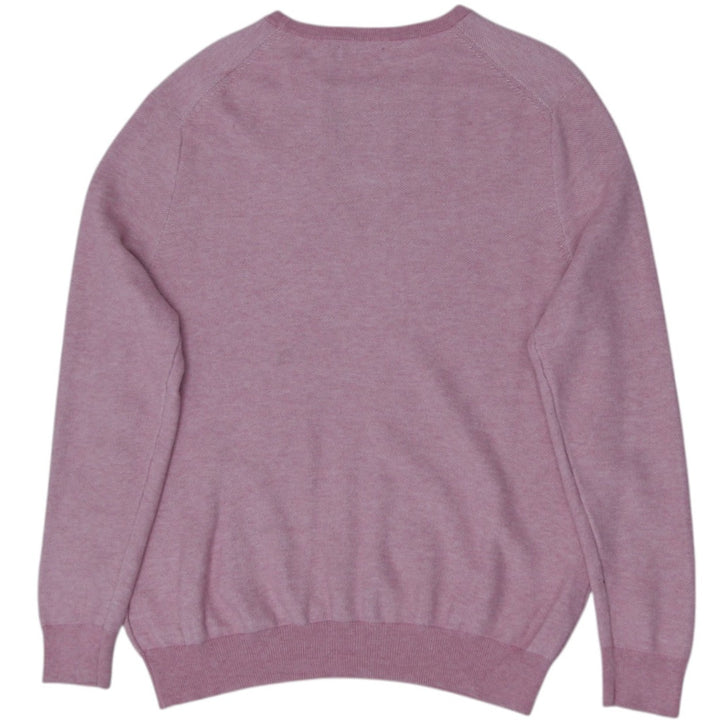 Mens Polo Ralph Lauren Sweater Pink Pima Cotton Crewneck | Migration_Jumper & Knitwear RL Collection - Side V | Fashion Rerun