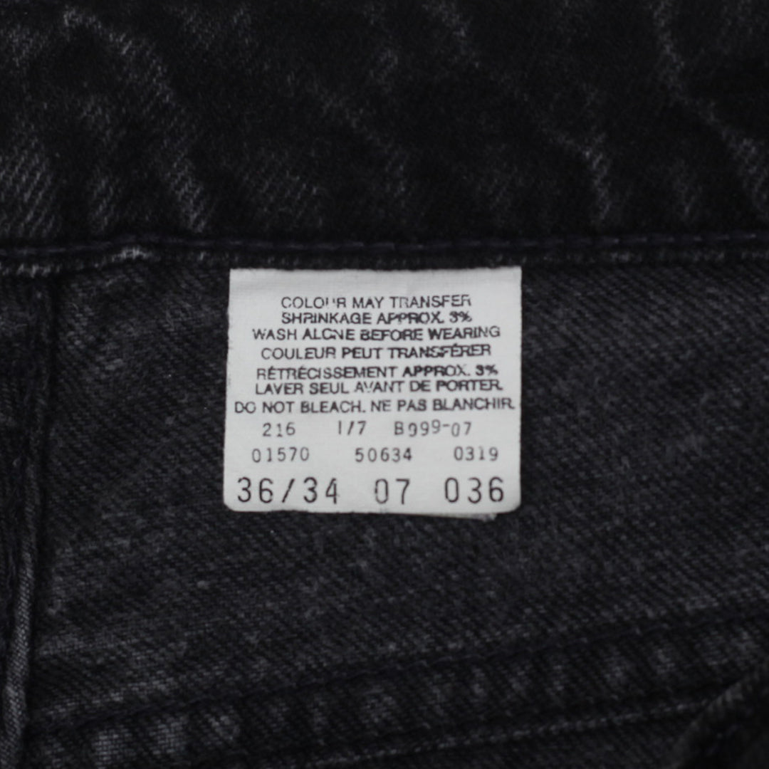 Vintage Levi Strauss # 634 Orange Tab Jeans Black - Fashion Rerun Vintage Migration_Pants
