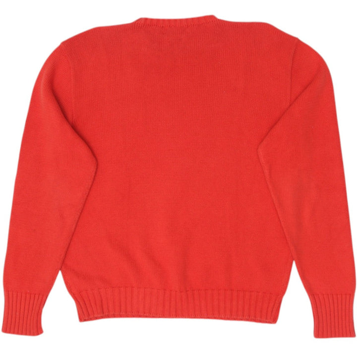 Vintage Polo By Ralph Lauren Orange Knitted Crewneck Sweater L | Migration_Jumper & Knitwear RL Collection - | Fashion Rerun
