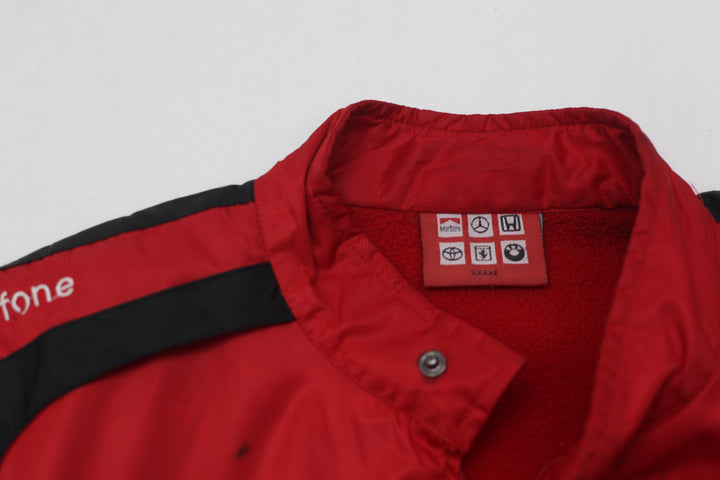 Mens Racing Marlboro Shell Vodafone Red Bomber Jacket