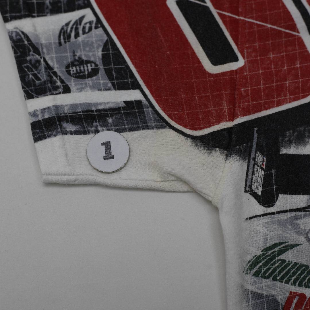 Vintage Dale Earnhardt Jr #88 AMP Energy NASCAR All Over Print Graphic T-Shirt M