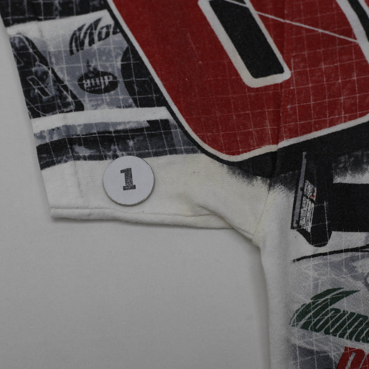 Vintage Dale Earnhardt Jr #88 AMP Energy NASCAR All Over Print Graphic T-Shirt M