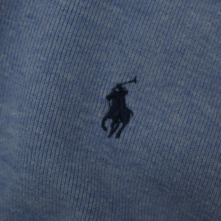Mens Polo Ralph Lauren Sweater Blue Quarter Zip Casual Knitwear L | Migration_Sweaters RL Collection - Detail | Fashion Rerun