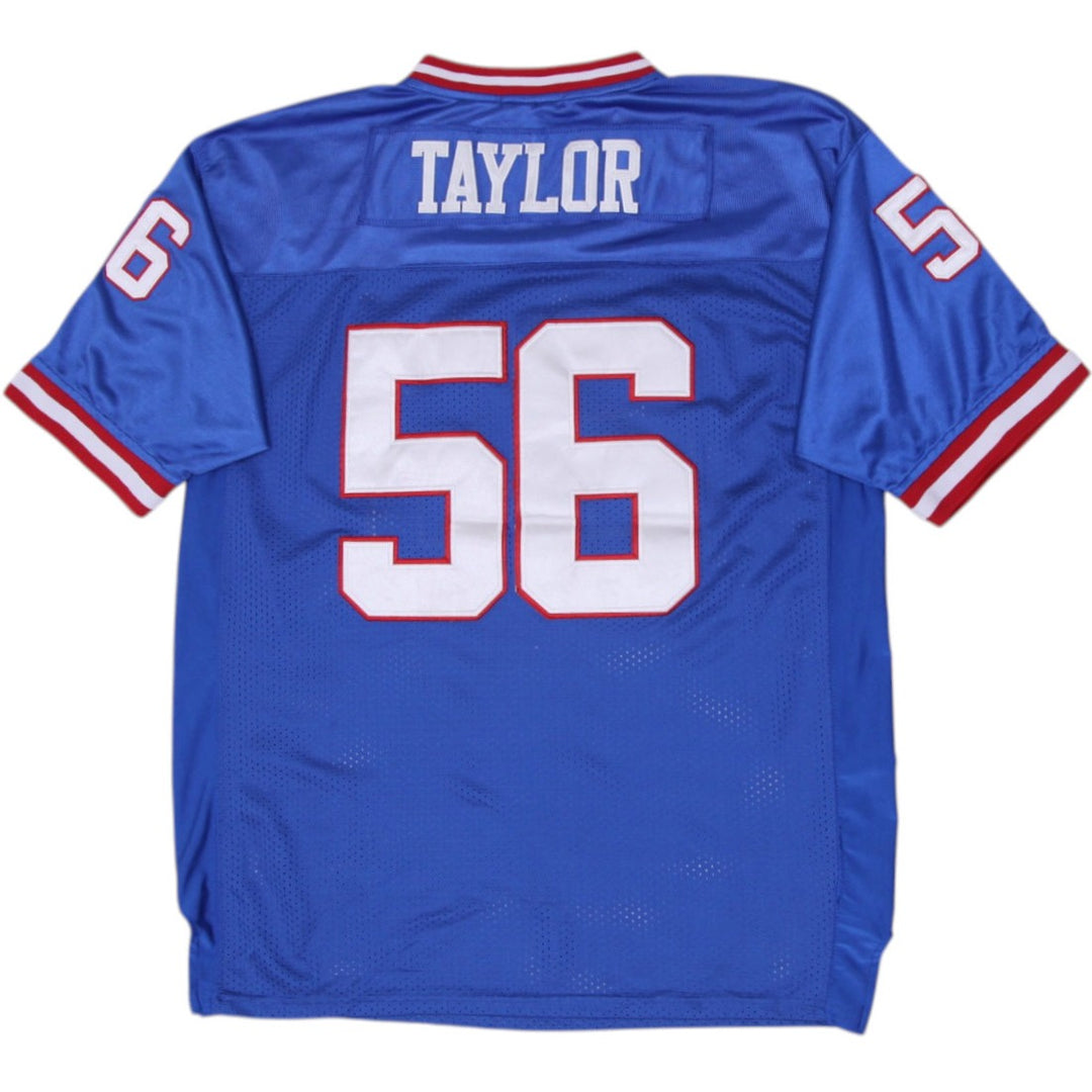 Vintage Mitchell & Ness Lawrence Taylor Jersey # 56 Blue NFL 1990 | Migration_Jerseys - Side View | Fashion Rerun
