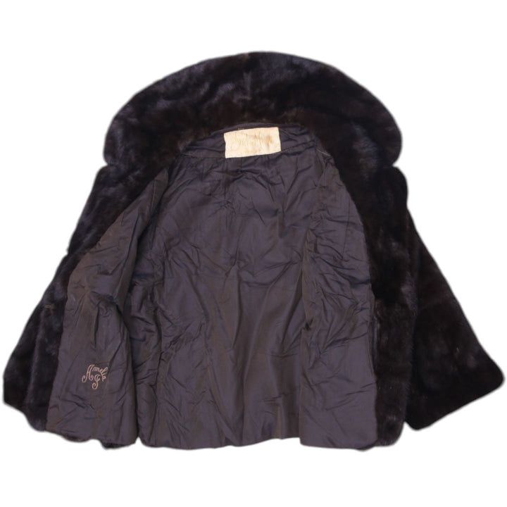 1950s Antique Fur Coat by Jordan Marsh Boston – “Amelia AG” Monogram | Original Flagship Label | Migration_Fu | Fashion Rerun