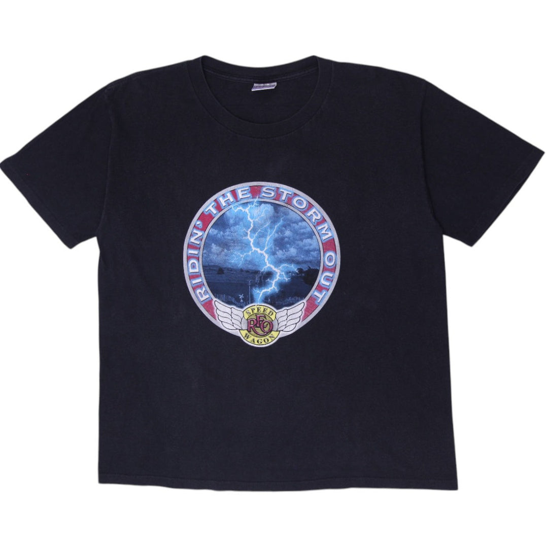 Vintage All Sport Events REO Speedwagon Ridin' The Storm Out T-Shirt S.Stitch Size XL