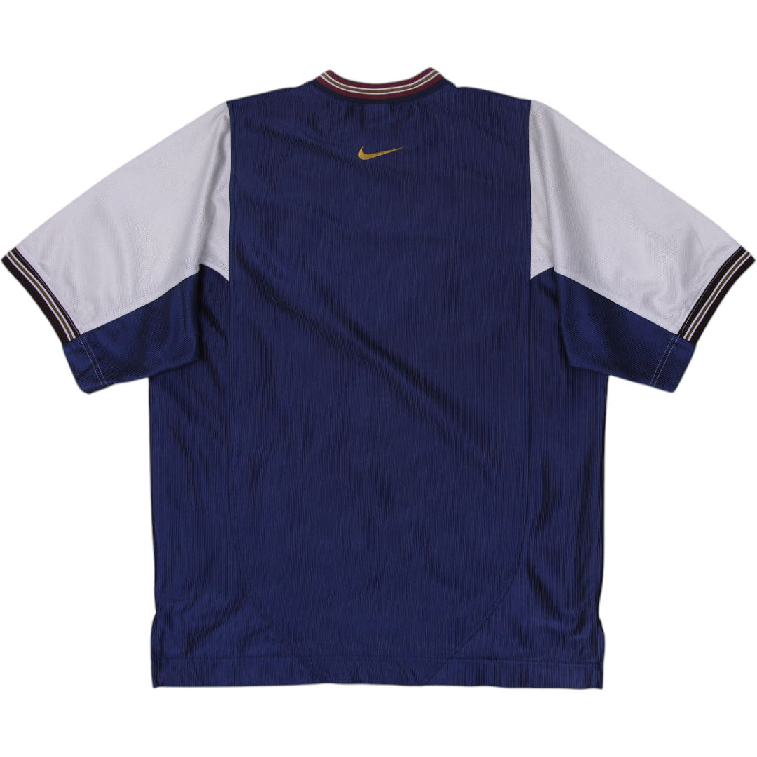 Vintage 90s Nike Warm Up Basketball Shooting Jersey Shirt Size M | Migration_Jerseys - Side View | Fashion Rerun