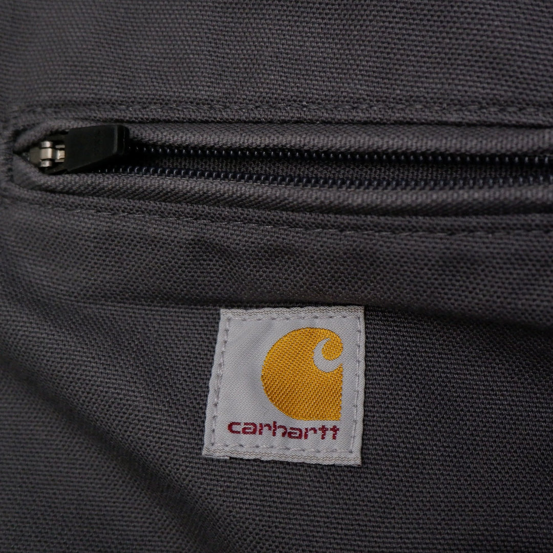 Mens Carhartt 104392-GVL Fleece Lined Relaxed Fit Zip Up Hooded Jacket