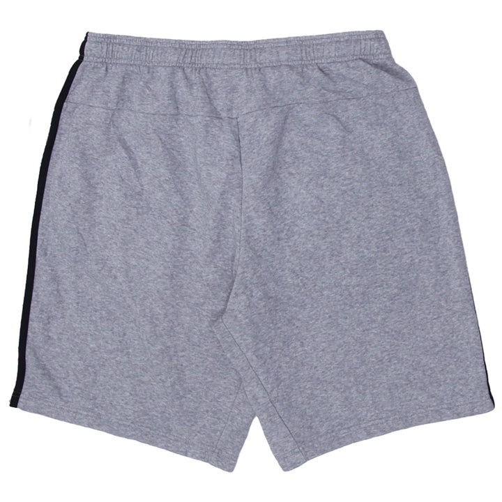 Mens Adidas Black Stripes Gray Sweatshorts - Fashion Rerun Vintage Migration_Shorts