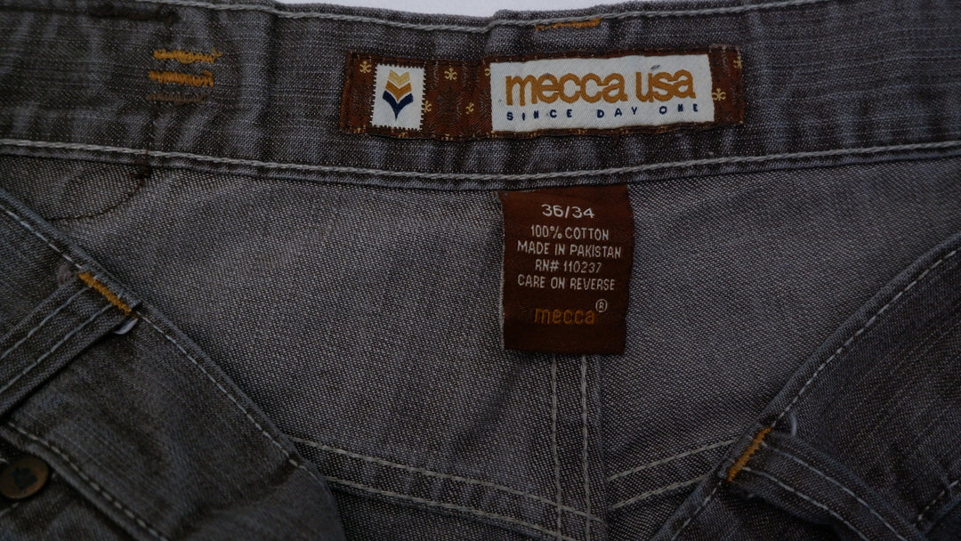 Y2K Mens Mecca USA Since Day One Wide leg Jeans