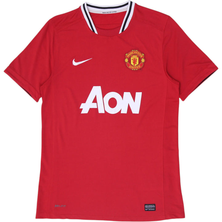 Mens Nike Manchester United 2010-2011 Home Jersey Size M