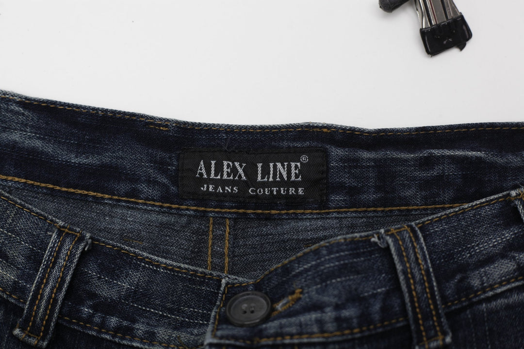 Mens Workwear Utility Cargo Denim Pants Size 54 | Migration_Pants - Back View | Fashion Rerun