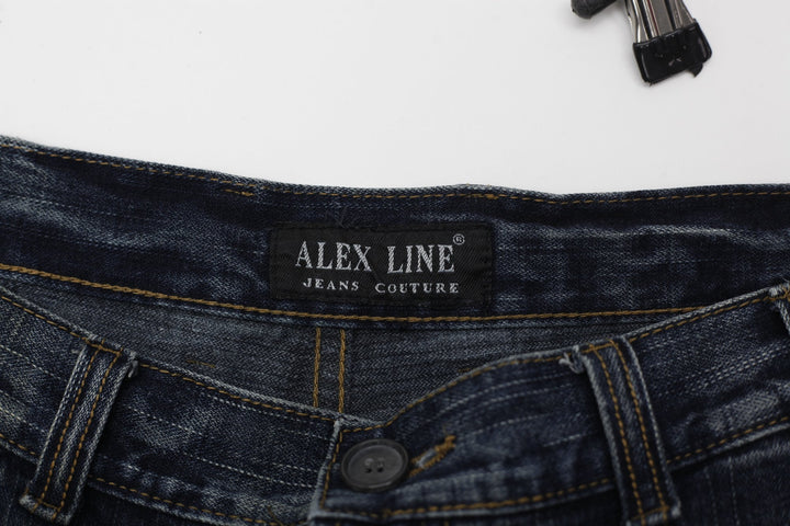 Mens Workwear Utility Cargo Denim Pants Size 54 | Migration_Pants - Back View | Fashion Rerun