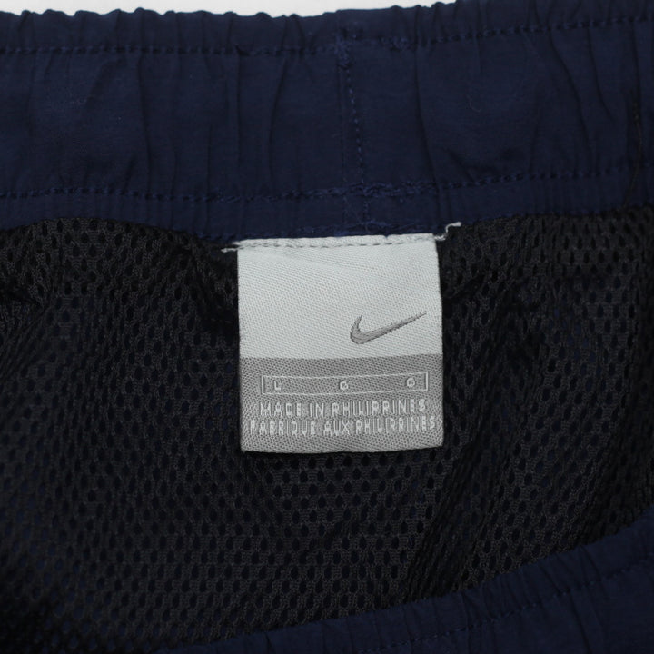 Vintage Nike Embroidered Navy Athletic With Mesh Lining Size Large - Fashion Rerun Vintage Migration_Shorts
