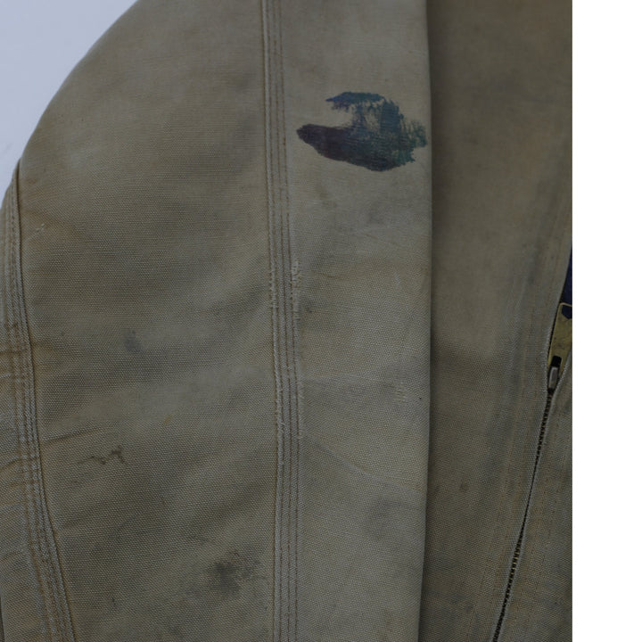 Vintage Carhartt Detroit Blanket Lined Canvas Stained Distressed Jacket | Migration_Jackets - View 8 | Fashion Rerun