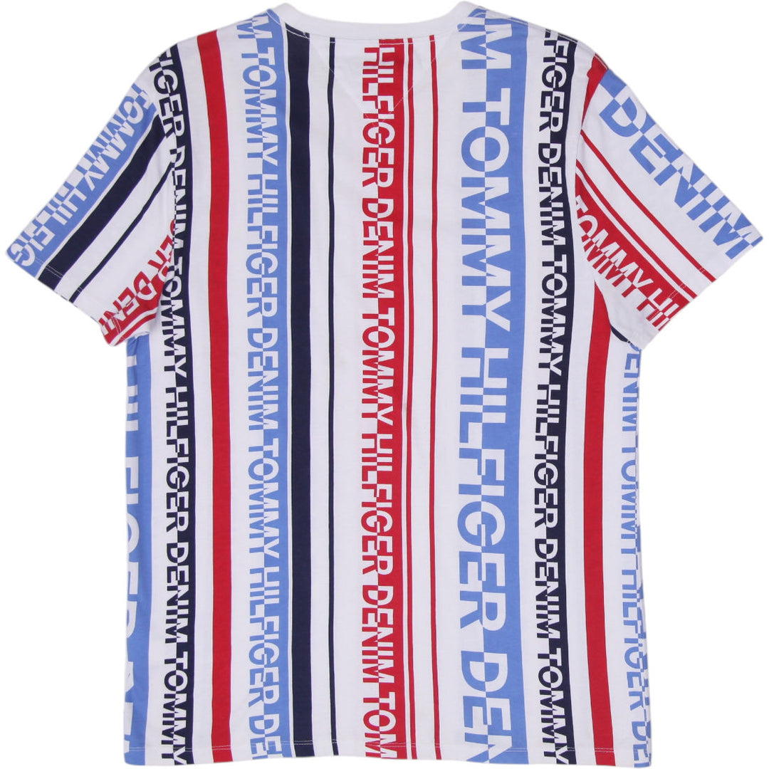 Mens Tommy Hilfiger All Over Print Short Sleeve T-Shirt Size M