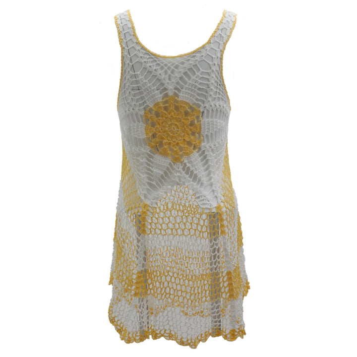 Ladies Sleeveless Crochet Cover Ups