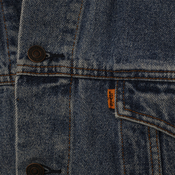 Vintage Levi Strauss Orange Tab Customized Denim Vest - Fashion Rerun Vintage Migration_Jacket