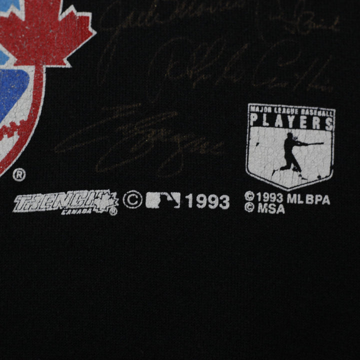 Vintage Toronto Blue Jays 1993 World Series Champions Crewneck Sweatshirt | Migration_Sweatshirt - Detail Vie | Fashion Rerun