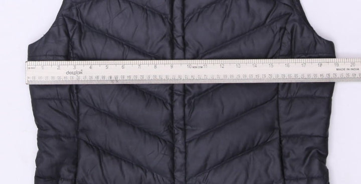 Ladies The North Face 500 Puffer Vest Black Quilted Lightweight S