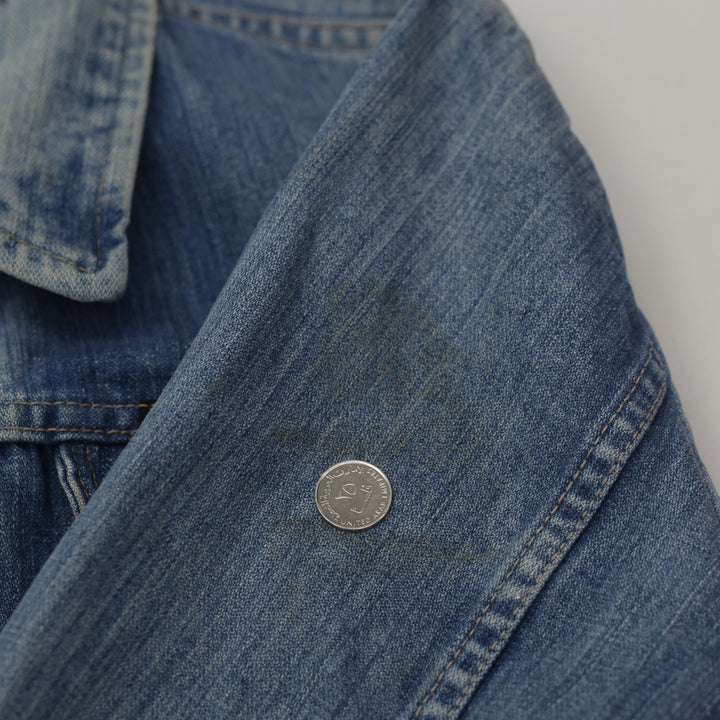 Vintage Maverick Denim Trucker Jacket Distressed - Fashion Rerun Vintage Migration_Jacket