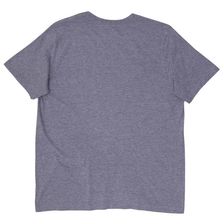 Mens Nike Baseball Logo Gray Crewneck T-Shirt