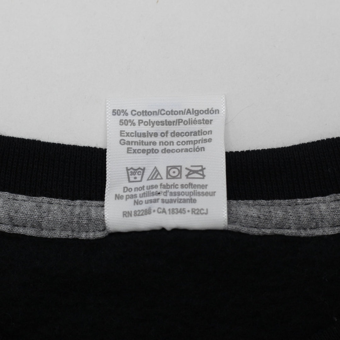 Mens Russell Athletic Black Crewneck Sweatshirt Size S