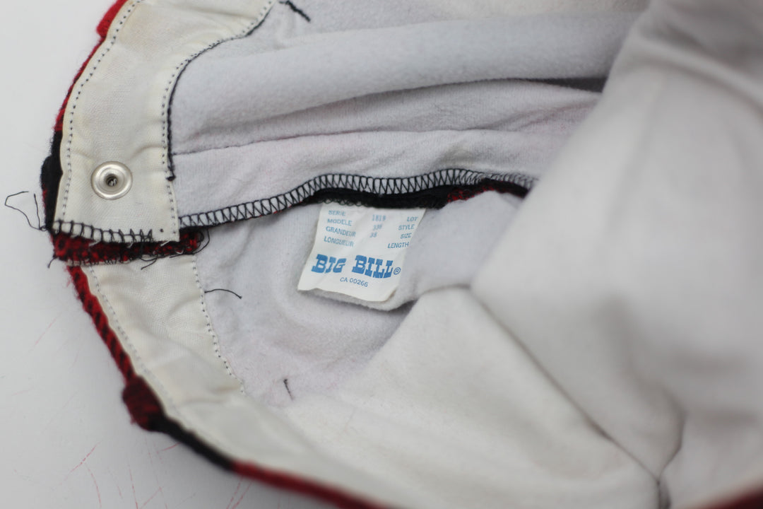 Vintage Big Bill Plaid Flannel Pants