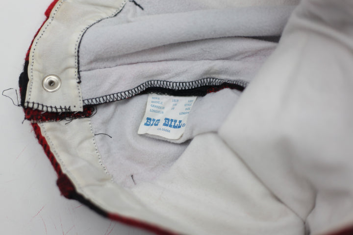 Vintage Big Bill Plaid Flannel Pants