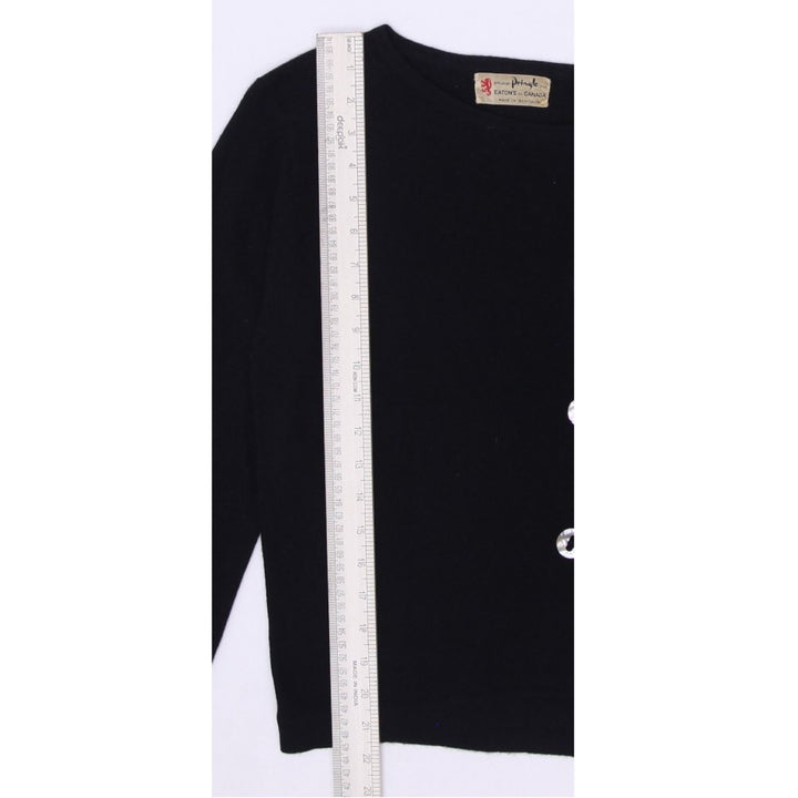 Vintage Ladies Pringle Eaton's Of Canada 100% Cashmere Sweater Made In Scotland