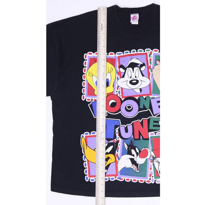Vintage 1994 Looney Tunes Multi-Character Graphic T-Shirt 4X Made in USA Black