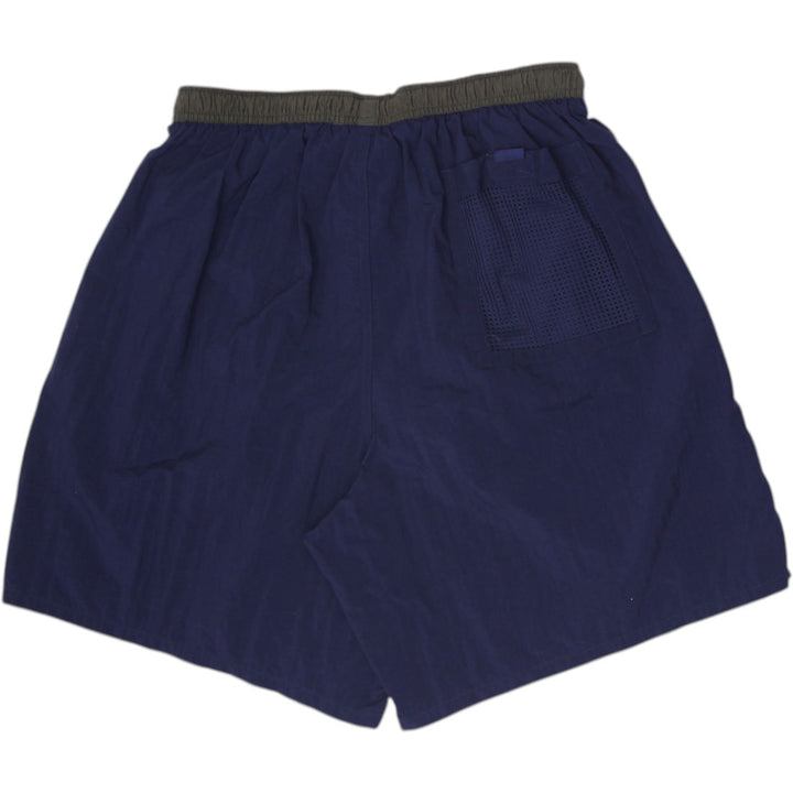 Vintage Speedo Swim Trunks Mens Medium Navy Olive Green Mesh Lined Board Shorts