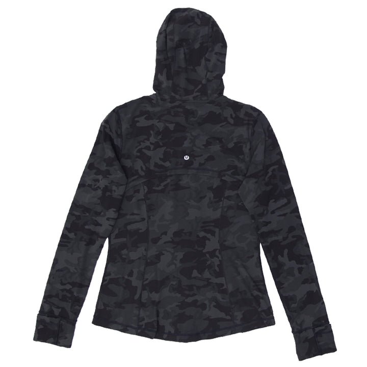 Ladies Lululemon Camo Full Zip Hooded Jacket