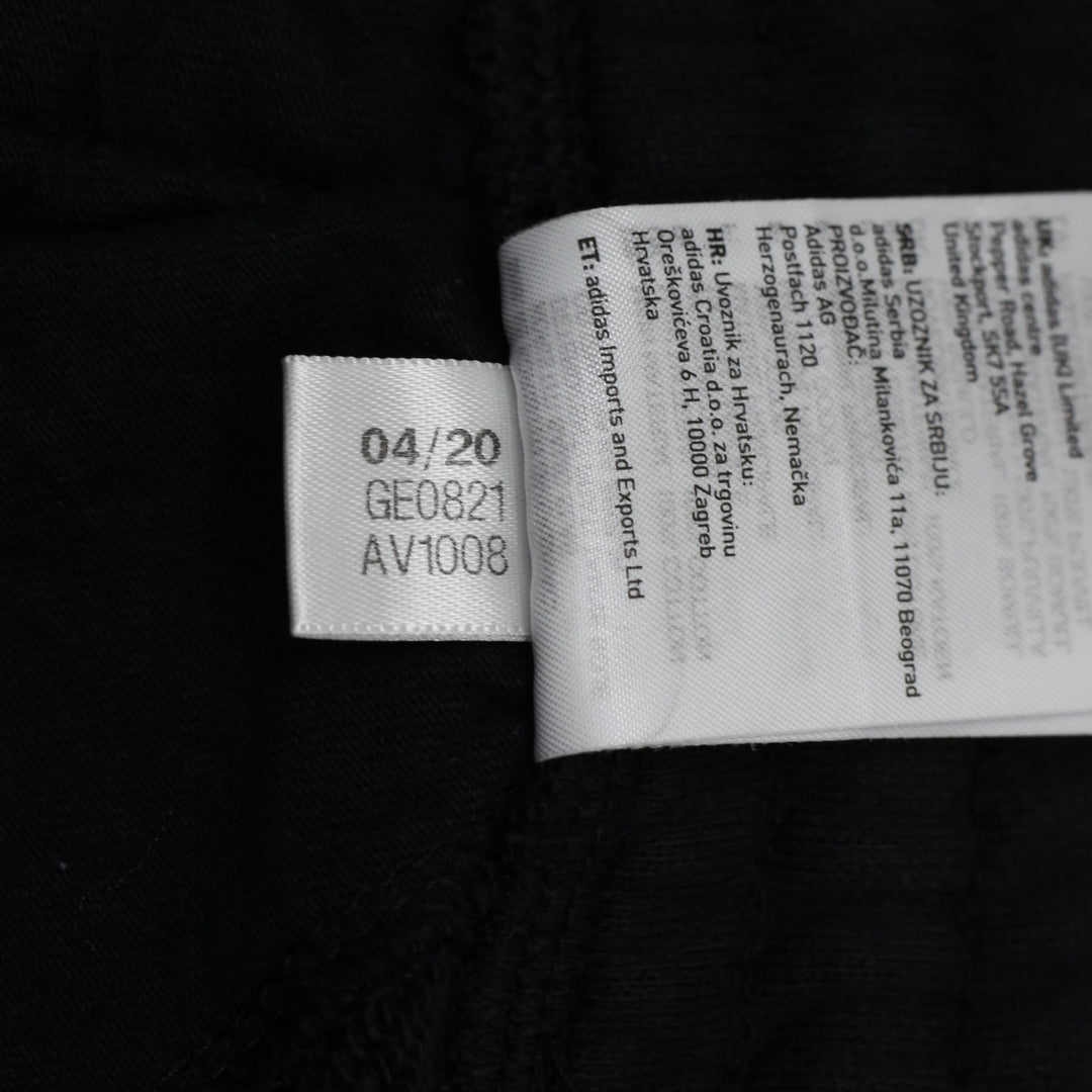 Mens Adidas Originals Big Trefoil Outline Sweat Shorts Black GE0821 Size L
