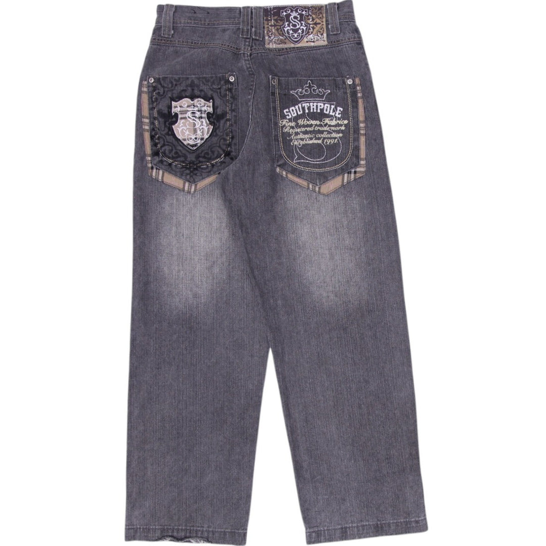 Y2K Mens Southpole Graphic Denim Jeans Size 30