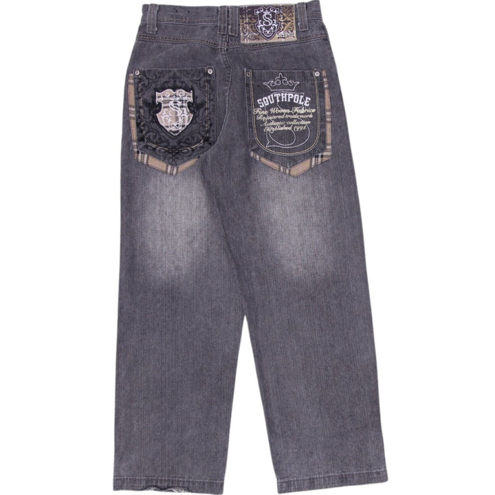 Y2K Mens Southpole Graphic Denim Jeans Size 30