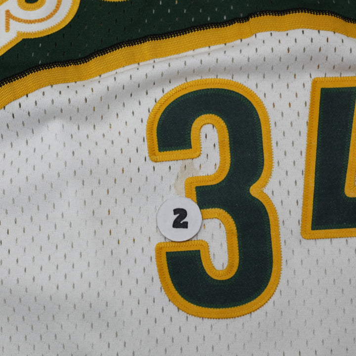Vintage Nike NBA Sonics #34 Allen Basketball Mesh Jersey XXL | Migration_Jerseys - View 8 | Fashion Rerun