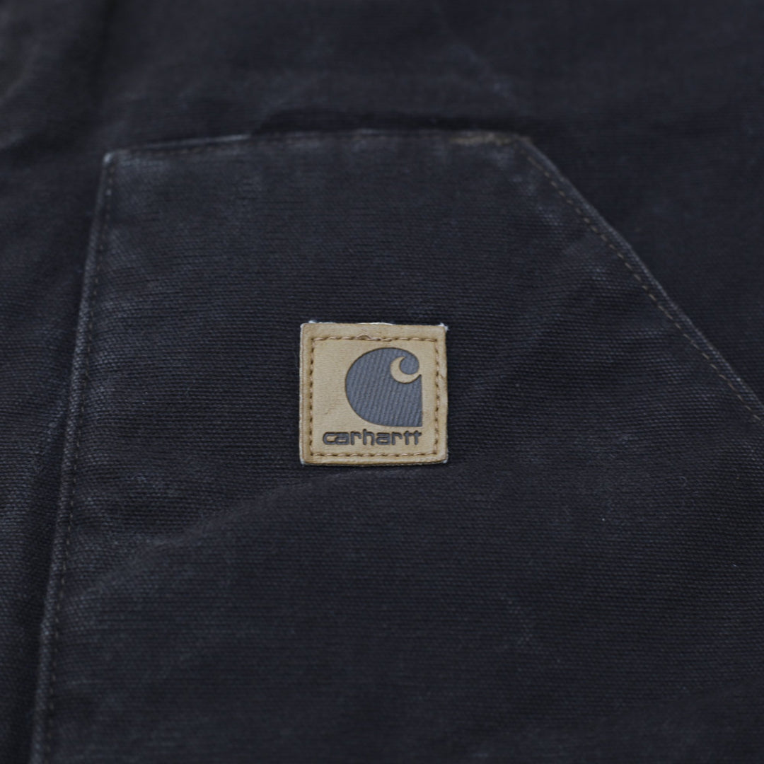 Vintage Carhartt V02 DKB Sandstone Arctic Quilt-Lined Vest Size XL
