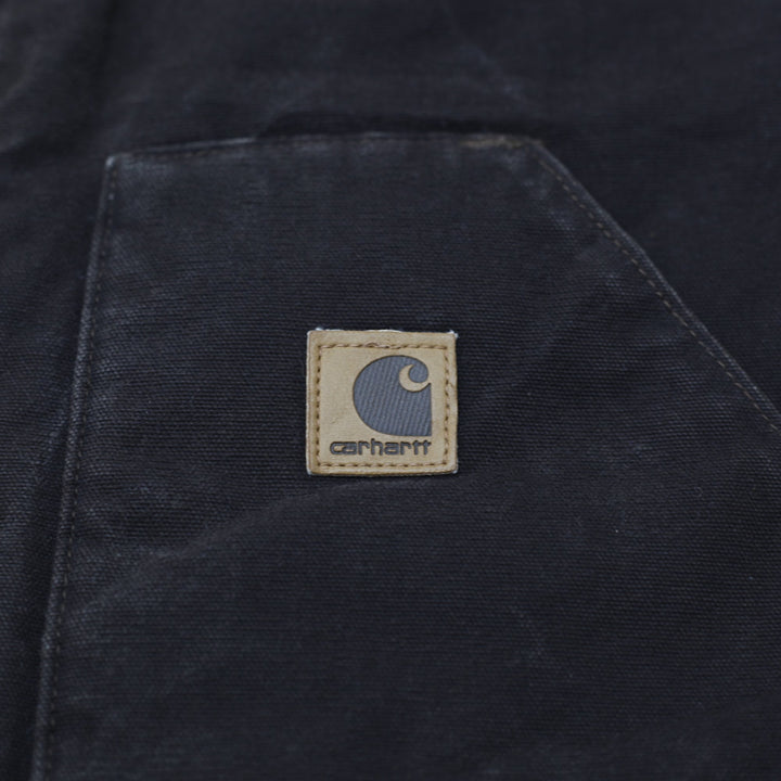 Vintage Carhartt V02 DKB Sandstone Arctic Quilt-Lined Vest Size XL
