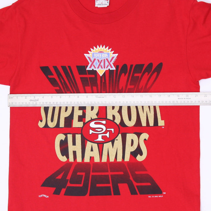 Vintage 1995 San Francisco 49ers Super Bowl XXIX Champions T-Shirt USA XL