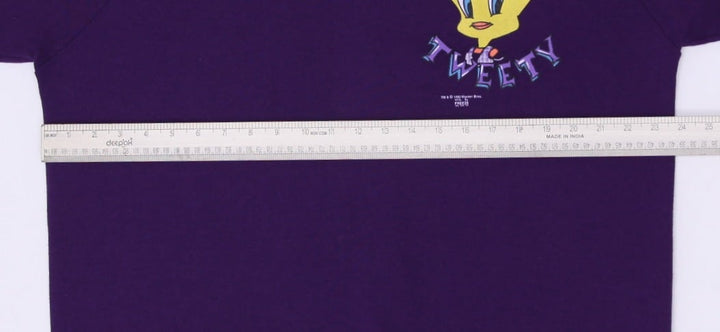 Vintage Fruit of the Loom Tweety Sweatshirt Purple Graphic Size XXL | Migration_Sweatshirt - Alternate View | Fashion Rerun